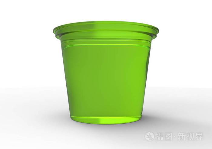彩色塑料酸奶容器