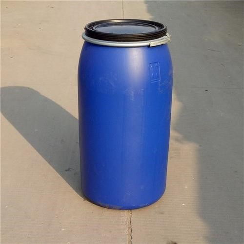 供应山东160升抱箍塑料桶160l法兰桶1600公斤蓝色大口塑料桶